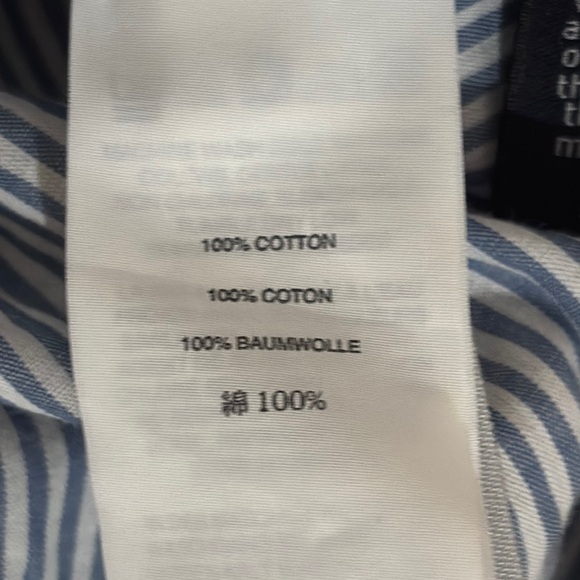 Madewell Striped Wrap Top - Blue/White - Picture 8 of 8